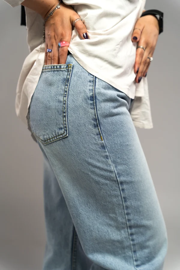 Comfort wide Leg high west blue ice - Image 4