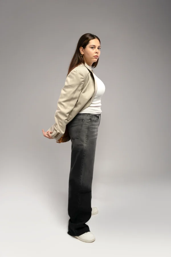 Comfort wide Leg high west Blake d gray - Image 3