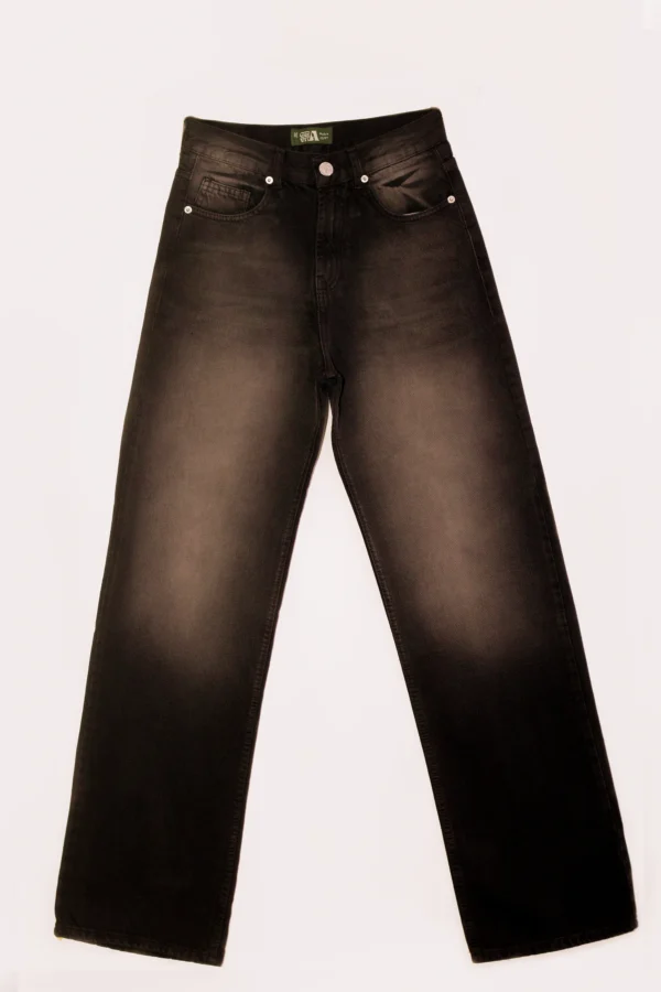 Comfort wide Leg high west black dirty oxhedas - Image 6