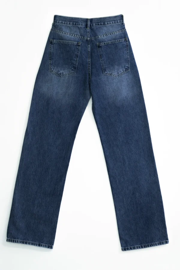Comfort wide Leg high west Washed blue - Image 5