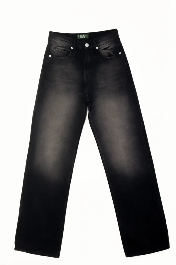 Comfort wide Leg high west Washed black gray - Image 6