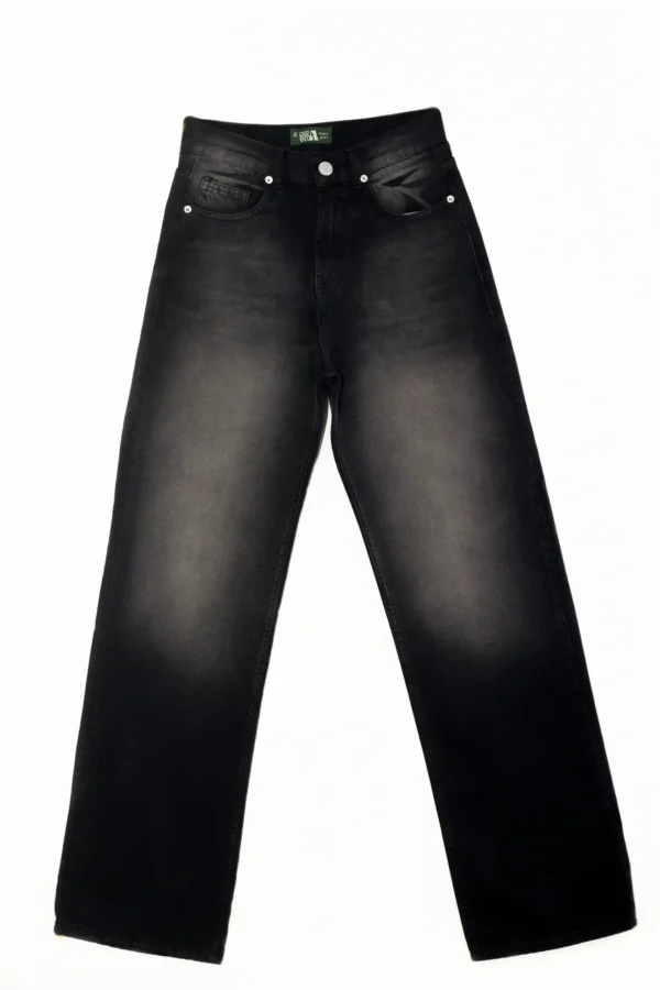 Comfort wide Leg high west Washed black gray - Image 5